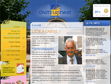Tablet Screenshot of mairie-castelginest.fr